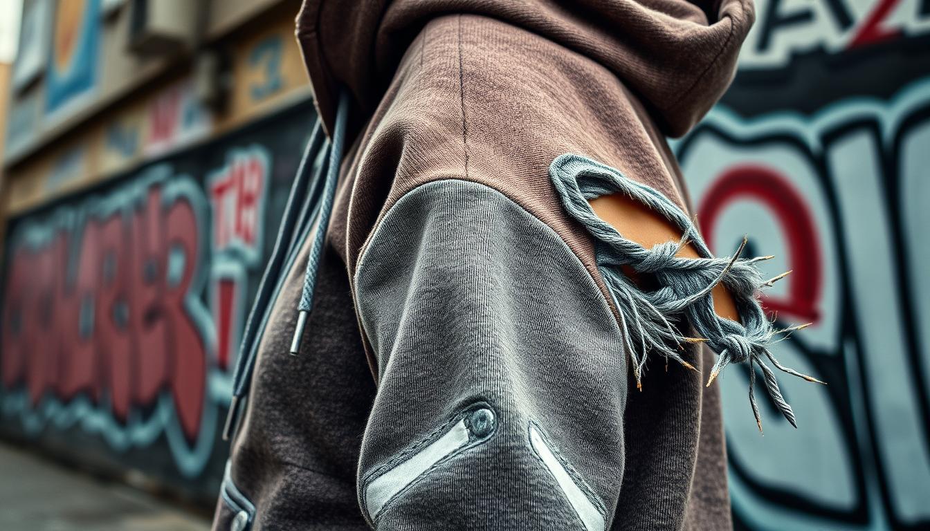 DIY streetwear look