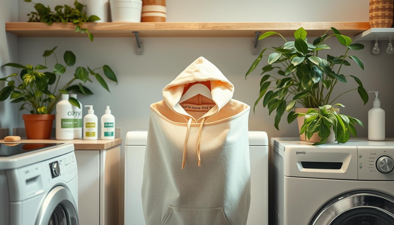 Eco-friendly laundry practices for hoodie care