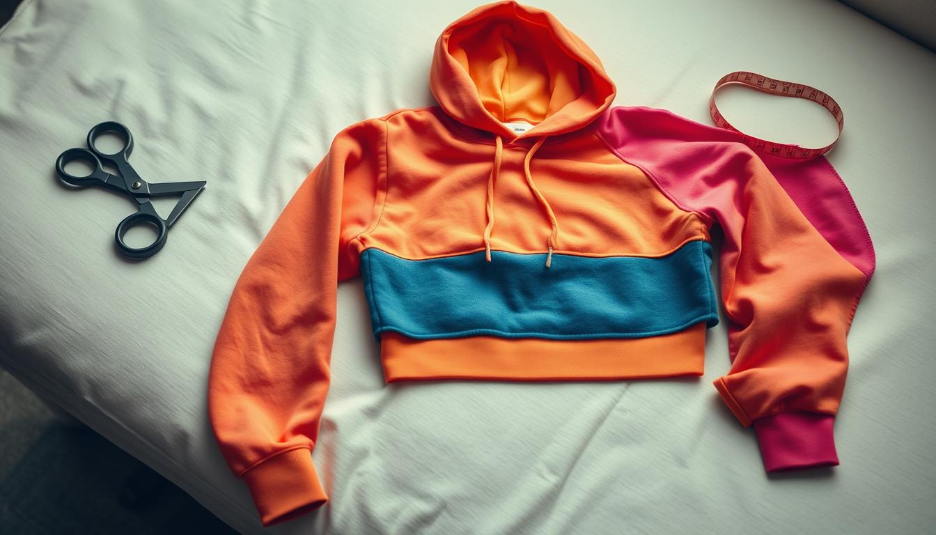Make Your Own Cropped Hoodie