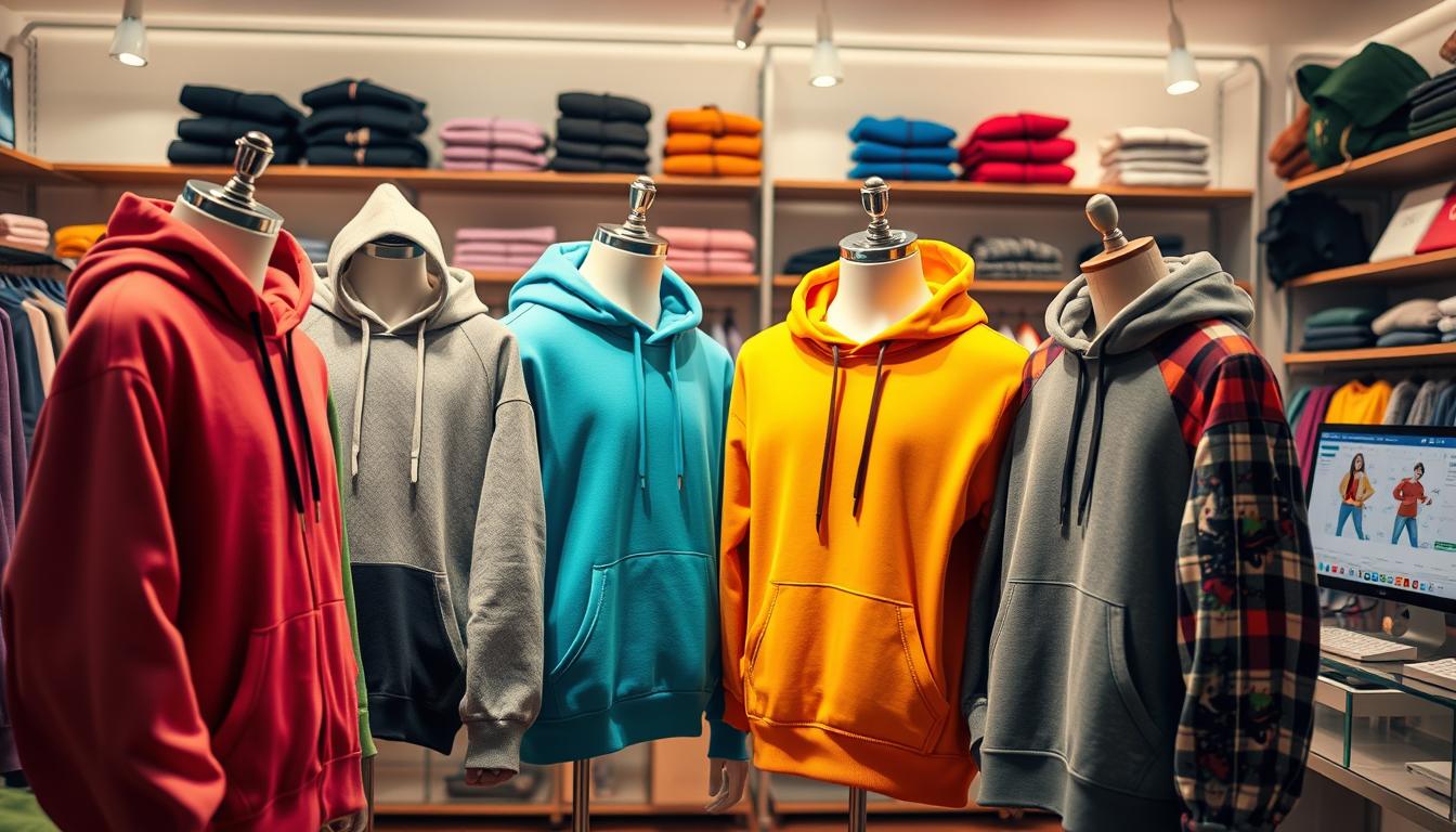 Online Shopping Hoodies Variety