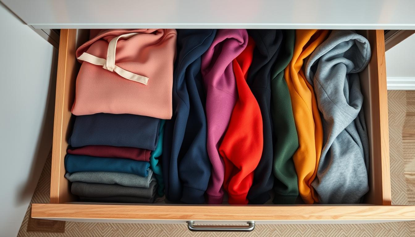 Vertical Hoodie Storage