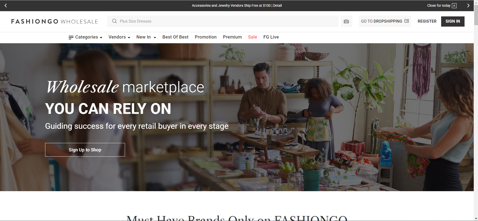 Discover FashionGo: Your Trusted Apparel Vendor